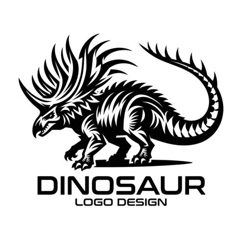 Dinosaur Vector Logo Design Premium Ai Generated Vector