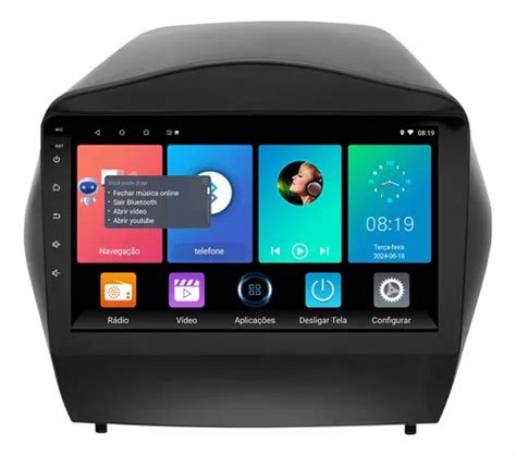 Central Multimidia Ix35 Android 13 9p 2gb Voz Carplay 2cam