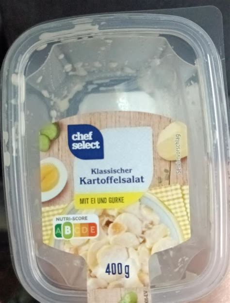 Klassischer Kartoffelsalat Mit Ei Und Gurke Chef Select Kal Rie Kj A