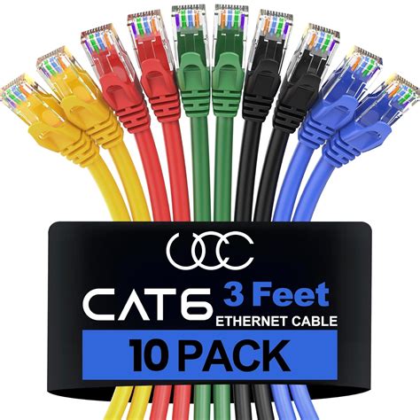 amazoncom ultra clarity cables cat  ethernet cable  ft  pack