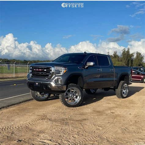 2021 GMC Sierra 1500 With 24x12 44 KG1 Forged Valor And 35 12 5R24