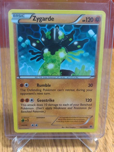 Pokémon TCG Zygarde Fates Collide 53 124 Regular Rare eBay