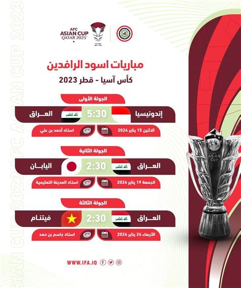 بالجدول مباريات منتخبنا الوطني ضمن نهائيات كأس آسيا في قطر