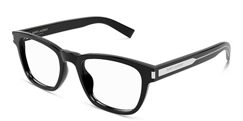 Order Saint Laurent Mid Naked Wire Core Unisex Rectangle Eyeglasses