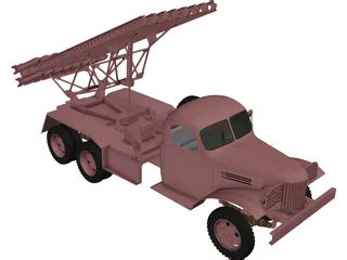 Katjuscha Russian Rocket Launcher 3D Model 3DCADBrowser