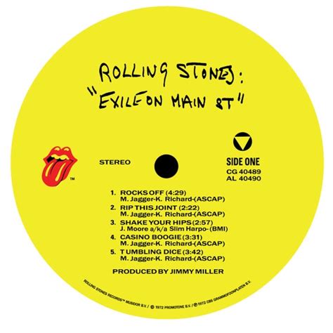 Rolling Stones Album Cover Exile