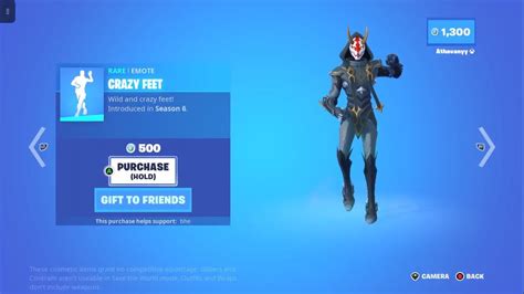 Crazy Feet Emote Is Back Fortnite Item Shop March 23 2023 Fortnite Battle Royale Youtube