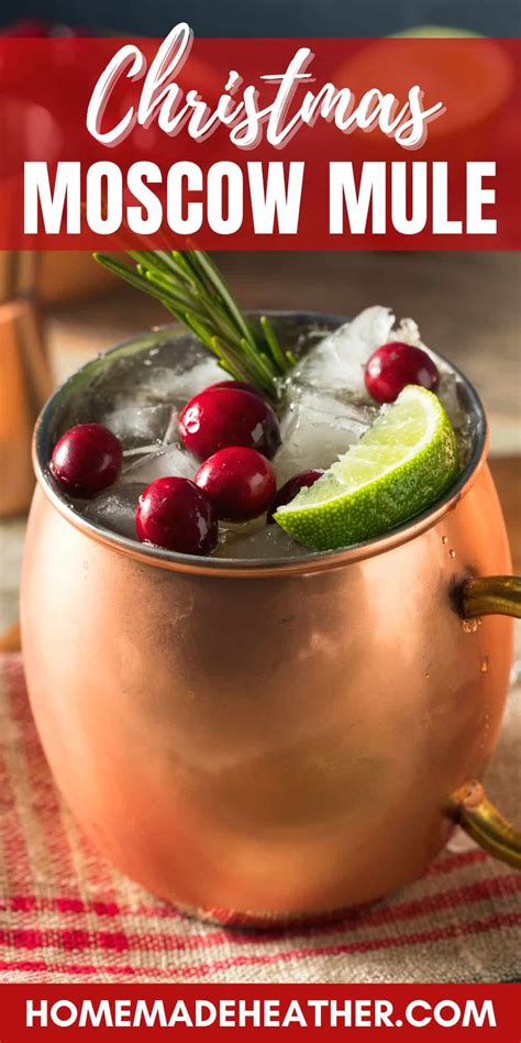 Christmas Moscow Mule Recipe Homemade Heather