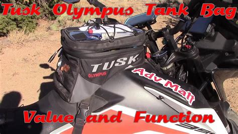 Tusk Olympus Tank Bag Value And Function Youtube