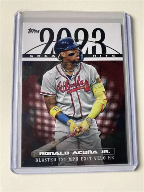 Topps Series Greatest Hits Ronald Acuna Jr Atlanta Braves