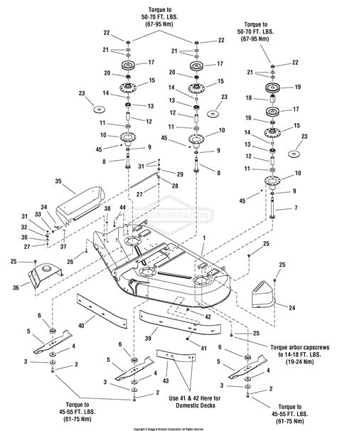 Simplicity Inch Mower Deck Parts Diagram