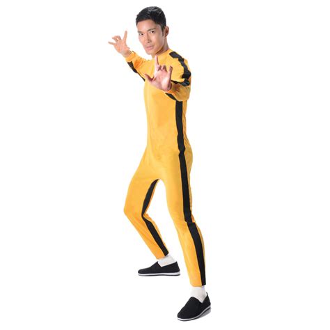 Yellow Jumpsuit Adult Costume | Bruce Lee Store