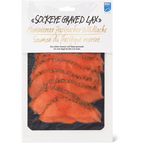 MSC Sockeye Graved Lachs Migros