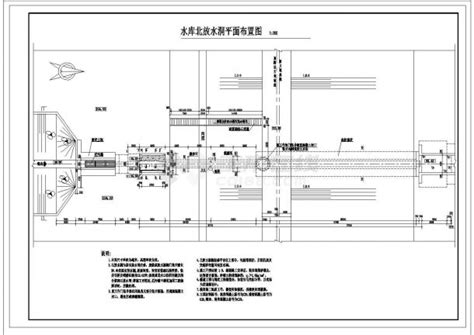 放水洞施工结构剖面cad参考图土木在线