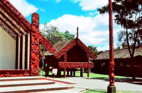 At The Maori Meeting House In Rotorua Nz Foto And Bild Fotos World