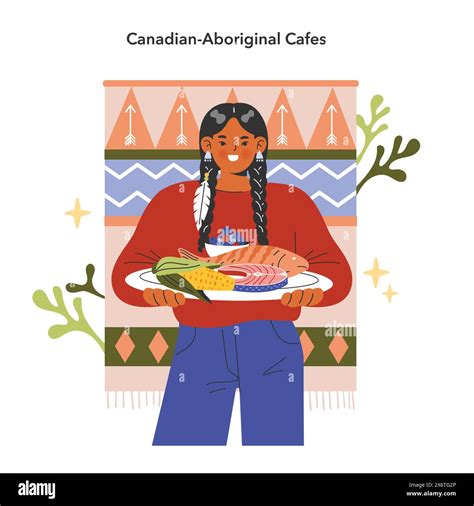 Canadian Aboriginal Culinary Tradition A Smiling Woman Presents