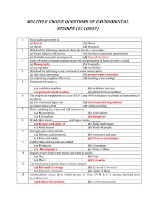 Mcq's for internal exam | PDF