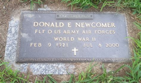 Donald Eugene Newcomer 1921 2000 Find A Grave Memorial