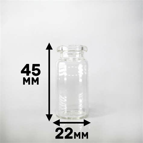 Ml Clear Glass Vials Open Unsterile Short Vials Direct Glass