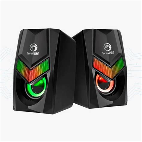 MARVO PARLANTES GAMING RGB 2X3W SG118 Masternet Tecnología a tu alcance