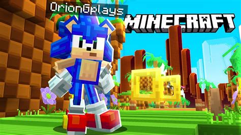 TESTEI O NOVO MAPA Oficial Do SONIC No MINECRAFT YouTube