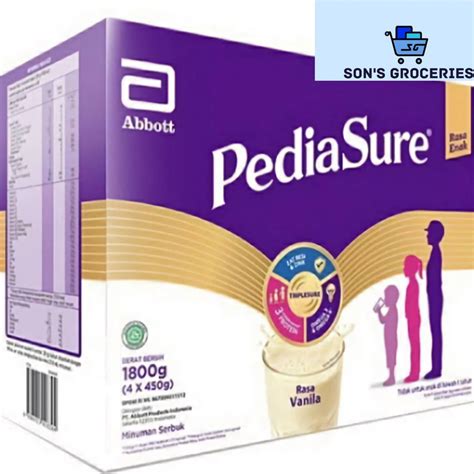 Jual Pediasure Vanila G Tahun Shopee Indonesia