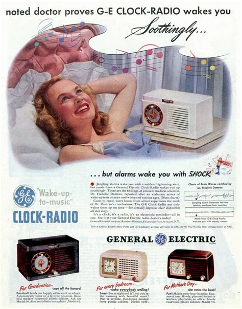 Vintage Alarm Clock Radio 1960 S General Electric Solid State AM