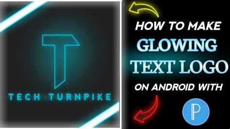 How To Make Glowing Text Logo On Android Very Easy Way How To Make