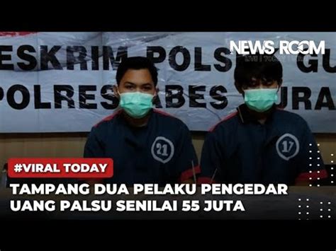 INI DIA DUA TAMPANG PELAKU EDAR UANG PALSU 55 JUTA DIRINGKUS POLISI DI