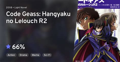 Code Geass Hangyaku No Lelouch R Anilist