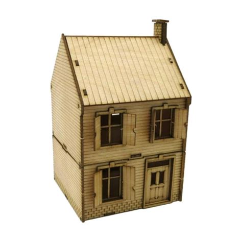 Wooden Model Kits 1:72 Building Model Kits Layout Scenery, 3D Puzzles ...