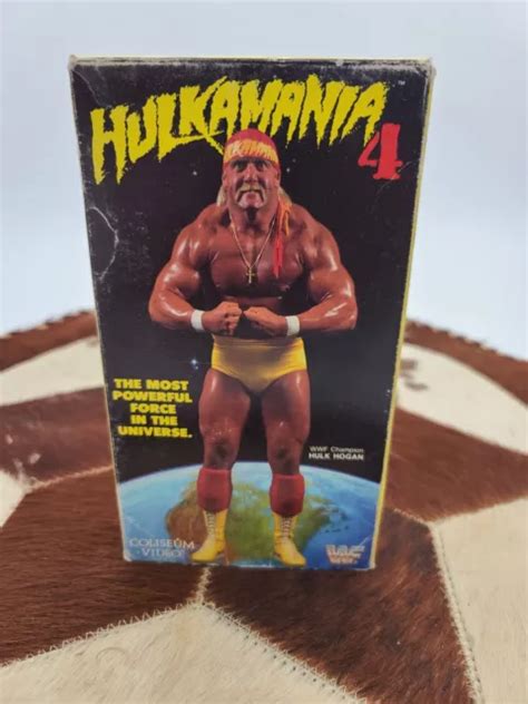 WWF HULKAMANIA 4 VHS Coliseum Video Wrestling Hulk Hogan Macho Man