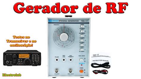 Gerador De Rf R Dio Frequ Ncia Tsg Mhz Alinhamento De R Dios E