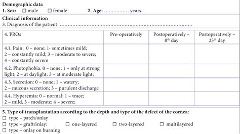 Table 1 from Patient–reported outcomes – an approach and application in ...