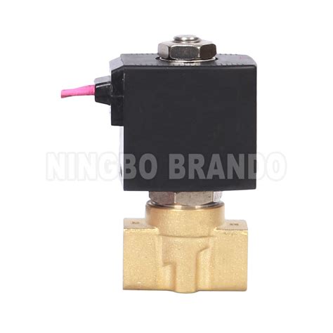 Bar High Pressure Way Normally Closed Brass Solenoid Valve