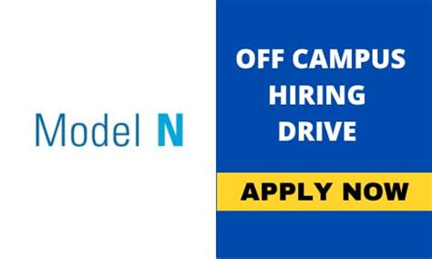 Model N Career Off Campus Drive Freshers Recruitment 2022 Associate