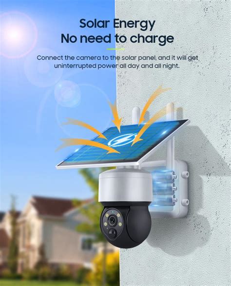 Ubox G Solar Ptz Camera Mp Solar Home Security Cameras Gb