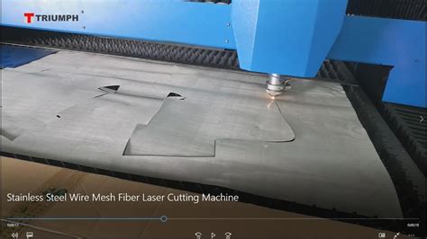 Fiber Laser Cutting Machine For Stainless Steel Wire Mesh Redsail Laser