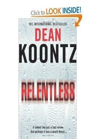 Dean Koontz Relentless Ebay