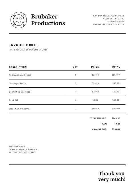 Invoice Design Examples To Inspire You