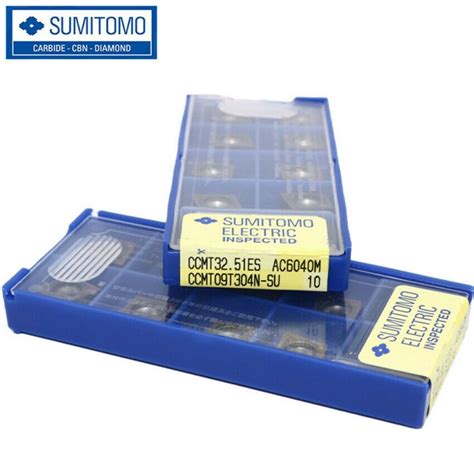 INSERTO PARA TORNO CCMT 09T304N SU AC6040M SUMITOMO Ferrindustrial Store