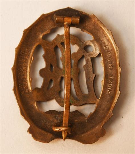 Regimentals German Wwii Drl Badge Without Swastika