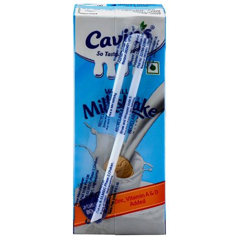 Cavin’s Vanilla Milkshake 200 Ml Tetra Pak Basket Hunt