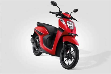 Modifikasi Gaya Sport Honda Genio Merah Doff Tampil Lebih Sangar