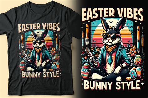 Easter Bunny T Shirt Design Graphic By T Shirt Design · Creative Fabrica