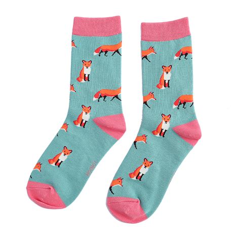 fox socks green
