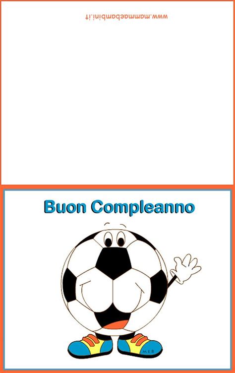 Biglietti Auguri Compleanno Pallone Mamma E Bambini