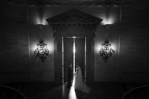hotel dupont wedding portrait with doors - Susan Stripling Photography