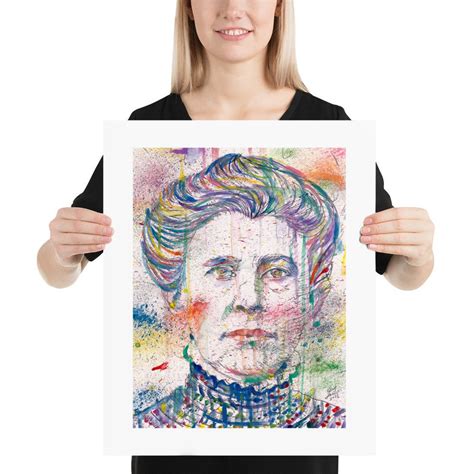 Ida Tarbell Watercolor Portrait Poster Various Sizes Art Etsy Singapore