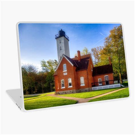 The Lighthouse at Presque Isle State Park - Erie, PA Laptop Skin by ...